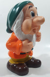 Vintage Walt Disney Productions Snow White and The Seven Dwarfs Sneezy 7 1/2" Tall Rubber Toy Figure