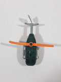 2018 Matchbox Wildfire Rescue Rescue Helicopter Dark Green Die Cast Toy Aircraft Vehicle