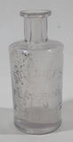 Rare Antique Late 1800s Shirriff's Flavoring Extract 3 7/8" Tall Embossed Lettering Cork Top Glass Bottle