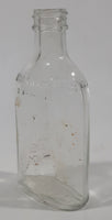 Antique K&O Co 3 Fluid Oz Glyco-Thymoline 4 3/4" Tall Embossed Lettering Glass Mouth Wash Bottle