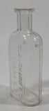 Antique Blanchard & Co Victoria, B.C. 4 3/4" Tall Embossed Lettering Glass Bottle