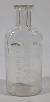 Antique Blanchard & Co Victoria, B.C. 4 3/4" Tall Embossed Lettering Glass Bottle