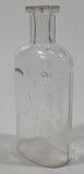 Antique Blanchard & Co Victoria, B.C. 4 3/4" Tall Embossed Lettering Glass Bottle