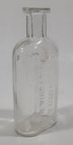 Antique Blanchard & Co Victoria, B.C. 4 3/4" Tall Embossed Lettering Glass Bottle