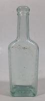 Antique 1890s Dr. S. Pitcher's Castoria 5 3/4" Tall Embossed Lettering Glass Bottle