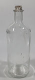 Antique W. F. Young Inc. Montreal Canada Absorbine Jr. 12 Fl Ounces Liniment 7 3/8" Tall Embossed Lettering Glass Bottle