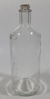 Antique W. F. Young Inc. Montreal Canada Absorbine Jr. 12 Fl Ounces Liniment 7 3/8" Tall Embossed Lettering Glass Bottle