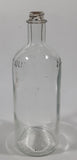 Antique W. F. Young Inc. Montreal Canada Absorbine Jr. 12 Fl Ounces Liniment 7 3/8" Tall Embossed Lettering Glass Bottle