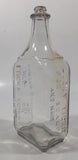 Antique Lucky Tiger Mfg. Co. Kansas City, Mo. For Scalp And Hair 7 1/2" Tall Embossed Lettering Glass Tonic Bottle