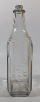 Antique Lucky Tiger Mfg. Co. Kansas City, Mo. For Scalp And Hair 7 1/2" Tall Embossed Lettering Glass Tonic Bottle