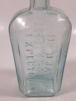 Antique Dr. D. Jayne's Expectorant Philada Tonic 6 5/8" Tall Aqua Glass Bottle