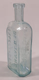 Antique Dr. D. Jayne's Expectorant Philada Tonic 6 5/8" Tall Aqua Glass Bottle