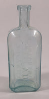 Antique Dr. D. Jayne's Expectorant Philada Tonic 6 5/8" Tall Aqua Glass Bottle