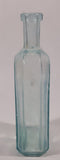 Antique Dr. D. Jayne's Expectorant Philada Tonic 6 5/8" Tall Aqua Glass Bottle