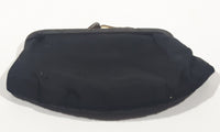 Vintage Black Snap Clasp Clutch Change Purse