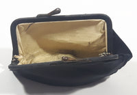 Vintage Black Snap Clasp Clutch Change Purse