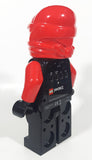 2013 Lego Ninjago Kai Red Character 9 1/2" Tall Plastic Digital Alarm Clock