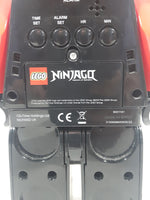 2013 Lego Ninjago Kai Red Character 9 1/2" Tall Plastic Digital Alarm Clock