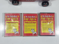 Rare 1993 Children At The Heart My Little Red Fire Truck Magical Musical Journey 7 1/4" Long Wood Toy Car Vehicle with 3 Audio Cassettes