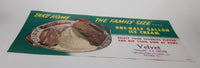 Vintage Northwestern Creamery Ltd. Velvet "Smooth" Ice Cream Take Home The Family Size .... One-Half Gallon Ice Cream Store Window Advertisement Victoria, B.C.