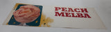 Vintage Peach Melba Ice Cream Store Window Advertisement