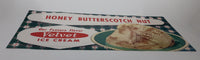 Vintage Our Feature Flavor Velvet Ice Cream Honey Butterscotch Nut Store Window Advertisement