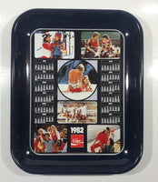 1982 Coca-Cola Coke Youth Outdoors Beach Skiing Sports Calendar Beverage Serving Tray