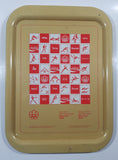 Vintage 1976 Coca-Cola Montreal Olympic Games 10 3/4" x 14 3/4" Metal Beverage Serving Tray