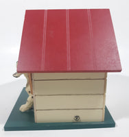 Vintage Berkeley Designs Doggie In The Window Dog House Shaped Wind Up Musical Box