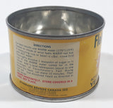 Vintage 1970s Standard Brands Canada Fleischmann's Fast Rising Active Dry Yeast 4 Oz 2" Tall Tin Metal Can