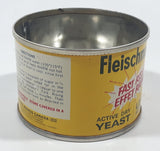 Vintage 1970s Standard Brands Canada Fleischmann's Fast Rising Active Dry Yeast 4 Oz 2" Tall Tin Metal Can