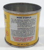 Vintage 1970s Standard Brands Canada Fleischmann's Fast Rising Active Dry Yeast 4 Oz 2 1/2" Tall Tin Metal Can