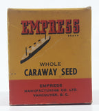 Vintage Empress Whole Caraway Seed Small 2 1/2" Tall Food Box