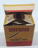 Vintage Empress Whole Caraway Seed Small 2 1/2" Tall Food Box