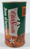 Vintage Old South Golden Select Frozen Orange Juice Can 4 3/4" Tall Metal and Cardboard Coin Bank