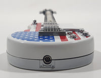 USA American Flag Themed Electric Guitar Shaped 6" Long Butane Lighter