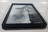 1939 WWII Battle of the River Plate Montevideo Harbour Uruguagy Admiral Graf Spee Panzerschiff KMS German Battleship Cruiser Naval Vessel 9 1/2" x 15 3/4" Framed Black and White Photo Print