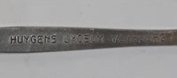 Constantijn Huygens 1596 - 1687 Dutch Poet Travel Souvenir Silver Plated Metal Spoon