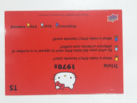 2014 Upper Deck Sanrio Hello Kitty Trading Cards Trivia Fuzzy (Individual)