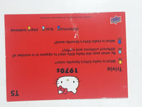2014 Upper Deck Sanrio Hello Kitty Trading Cards Trivia Fuzzy (Individual)