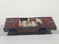 Vintage 1970 Hot Wheels Cruiser Spectraflame Dark Red Die Cast Toy Car Vehicle Red Lines
