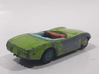 Vintage Playart Toyota 2000GT Convertible Green Die Cast Toy Car Vehicle