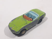 Vintage Playart Toyota 2000GT Convertible Green Die Cast Toy Car Vehicle