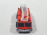 1992 Matchbox Fire Engine Ladder Truck Orange Red Die Cast Toy Car Emergency Rescue Firefighting Vehicle