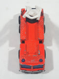 1992 Matchbox Fire Engine Ladder Truck Orange Red Die Cast Toy Car Emergency Rescue Firefighting Vehicle