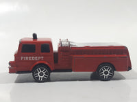 Maisto Denver Pumper Truck Red Fire Engine Die Cast Toy Car Emergency Rescue Vehicle