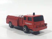 Maisto Denver Pumper Truck Red Fire Engine Die Cast Toy Car Emergency Rescue Vehicle