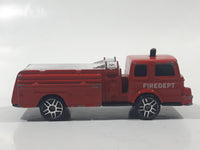 Maisto Denver Pumper Truck Red Fire Engine Die Cast Toy Car Emergency Rescue Vehicle