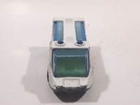Vintage 1971 Lesney Products Matchbox Superfast No. 46 Stretcha Fetcha Amphibious Ambulance Rescue White Die Cast Toy Car Emergency Vehicle