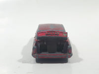Vintage Lesney Products Matchbox No. 24 Rolls Royce Silver Shadow Red Die Cast Toy Car Vehicle with Opening Trunk